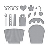 Spellbinders Party Cupcake Pocket Etched Dies (S4-1097) (OUTLET) Spellbinders Party Cupcake Pocket Etched Dies (S4-1097) (OUTLET)
