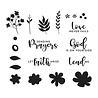 Spellbinders Love Never Fails Clear Stamp (STP-051) (OUTLET) Spellbinders Love Never Fails Clear Stamp (STP-051) (OUTLET)
