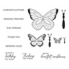 Spellbinders Butterfly Sentiments Clear Stamp (STP-081) (OUTLET) Spellbinders Butterfly Sentiments Clear Stamp (STP-081) (OUTLET)