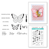 Spellbinders Butterfly Sentiments Clear Stamp (STP-081) (OUTLET) Spellbinders Butterfly Sentiments Clear Stamp (STP-081) (OUTLET)