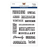 Spellbinders Miscellany Words Clear Stamp (STP-100) (OUTLET) Spellbinders Miscellany Words Clear Stamp (STP-100) (OUTLET)