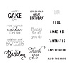 Spellbinders Complimentary Slider Greetings Clear Stamp (STP-118) (OUTLET) Spellbinders Complimentary Slider Greetings Clear Stamp (STP-118) (OUTLET)