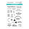 Spellbinders Boo Dance Party Sentiments Clear Stamp (STP-153) (OUTLET) Spellbinders Boo Dance Party Sentiments Clear Stamp (STP-153) (OUTLET)