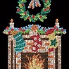 Simply Make Sequin Craft Kit Christmas Fireplace (DSM 105156) (OUTLET) Simply Make Sequin Craft Kit Christmas Fireplace (DSM 105156) (OUTLET)