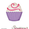 Scrapping Cottage Cupcake w/ Swirls (CC-1015) (OUTLET) Scrapping Cottage Cupcake w/ Swirls (CC-1015) (OUTLET)