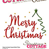 Scrapping Cottage Merry Christmas Phrase w/ Tree (CC-1114) (OUTLET) Scrapping Cottage Merry Christmas Phrase w/ Tree (CC-1114) (OUTLET)
