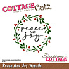 Scrapping Cottage Peace And Joy Wreath (CC-1115) (OUTLET) Scrapping Cottage Peace And Joy Wreath (CC-1115) (OUTLET)