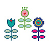 Scrapping Cottage Folk Art Flowers (CC-1195) (OUTLET) Scrapping Cottage Folk Art Flowers (CC-1195) (OUTLET)