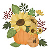 Scrapping Cottage Fall Centerpiece (CC-1265) (OUTLET) Scrapping Cottage Fall Centerpiece (CC-1265) (OUTLET)