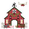 Scrapping Cottage Christmas Country Barn (CC-911) (OUTLET) Scrapping Cottage Christmas Country Barn (CC-911) (OUTLET)