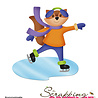 Scrapping Cottage Winter Fox Skating (CC-964) (OUTLET) Scrapping Cottage Winter Fox Skating (CC-964) (OUTLET)