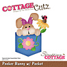 Scrapping Cottage Peeker Bunny w/ Pocket (CC-998) (OUTLET) Scrapping Cottage Peeker Bunny w/ Pocket (CC-998) (OUTLET)