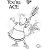 Pink Ink Designs Tennis Mouse A7 Clear Stamp (PI133) (OUTLET) Pink Ink Designs Tennis Mouse A7 Clear Stamp (PI133) (OUTLET)