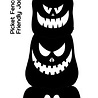 Picket Fence Studios Friendly Jack-o-Lanterns 2x6 Inch Clear Stamps (H-118) (OUTLET) Picket Fence Studios Friendly Jack-o-Lanterns 2x6 Inch Clear Stamps (H-118) (OUTLET)