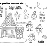 Picket Fence Studios Snowman Village 4x6 Inch Clear Stamps (C-155) (OUTLET) Picket Fence Studios Snowman Village 4x6 Inch Clear Stamps (C-155) (OUTLET)
