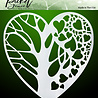 Picket Fence Studios Tree of Hearts 6x6 Inch Stencil (SC-228) (OUTLET) Picket Fence Studios Tree of Hearts 6x6 Inch Stencil (SC-228) (OUTLET)