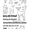 Picket Fence Studios Forest Critters Stopping by to Say Hey 4x8 Inch Clear Stamps (A-152) (OUTLET) Picket Fence Studios Forest Critters Stopping by to Say Hey 4x8 Inch Clear Stamps (A-152) (OUTLET)