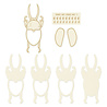 P13 Naturalist Light Chipboard Embellishments Shaker Base Bug (1pcs) (P13-NAT-49) (OUTLET) P13 Naturalist Light Chipboard Embellishments Shaker Base Bug (1pcs) (P13-NAT-49) (OUTLET)