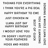 My Favorite Things Punny Farm Clear Stamps (CS-694) (OUTLET) My Favorite Things Punny Farm Clear Stamps (CS-694) (OUTLET)