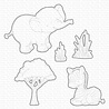My Favorite Things Sweetest Safari Set 1 Die-namics (MFT-2066) (OUTLET) My Favorite Things Sweetest Safari Set 1 Die-namics (MFT-2066) (OUTLET)