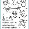 Heffy Doodle Hootiful Clear Stamps (HFD0077) (OUTLET) Heffy Doodle Hootiful Clear Stamps (HFD0077) (OUTLET)