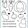 Heffy Doodle Veggie Patch Clear Stamps (HFD0082) (OUTLET) Heffy Doodle Veggie Patch Clear Stamps (HFD0082) (OUTLET)