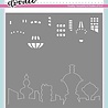 Heffy Doodle Futuristic Skyline Stencil (HFD0173) (OUTLET) Heffy Doodle Futuristic Skyline Stencil (HFD0173) (OUTLET)