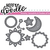 Heffy Doodle Sun, Moon & Stars Dies (HFD0179) (OUTLET) Heffy Doodle Sun, Moon & Stars Dies (HFD0179) (OUTLET)