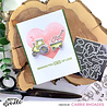 Heffy Doodle Heart Masquerade Stencil (HFD0419) (OUTLET) Heffy Doodle Heart Masquerade Stencil (HFD0419) (OUTLET)