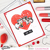 Heffy Doodle Heart Masquerade Stencil (HFD0419) (OUTLET) Heffy Doodle Heart Masquerade Stencil (HFD0419) (OUTLET)
