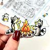 Heffy Doodle Camping Critters Clear Stamps (HFD0525) (OUTLET) Heffy Doodle Camping Critters Clear Stamps (HFD0525) (OUTLET)
