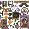 Graphic 45 Midnight Tales Die-cut Assortment (4502288) (OUTLET) Graphic 45 Midnight Tales Die-cut Assortment (4502288) (OUTLET)