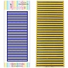 Dress My Craft Cutting Die Slimline Stripes (DMCD4081) (OUTLET) Dress My Craft Cutting Die Slimline Stripes (DMCD4081) (OUTLET)