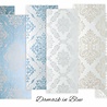 Decorer Damask in Blue 3x8 Inch Paper Pack (Double-sided) (DECOR-D2) (OUTLET) Decorer Damask in Blue 3x8 Inch Paper Pack (Double-sided) (DECOR-D2) (OUTLET)