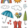 Creative Expressions Jane's Doodles Clear Stamp Set Rain or Shine (CEC1078) (OUTLET) Creative Expressions Jane's Doodles Clear Stamp Set Rain or Shine (CEC1078) (OUTLET)