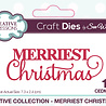 Creative Expressions Sue Wilson Craft Die Festive Mini Expressions Merriest Christmas (CEDME123) (OUTLET) Creative Expressions Sue Wilson Craft Die Festive Mini Expressions Merriest Christmas (CEDME123) (OUTLET)