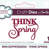 Creative Expressions Sue Wilson Craft Die Mini Expressions Think Spring (CEDME136) (OUTLET) Creative Expressions Sue Wilson Craft Die Mini Expressions Think Spring (CEDME136) (OUTLET)