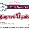 Creative Expressions Sue Wilson Craft Die Mini Shadowed Sentiments Sincere Thanks (CEDSS040) (OUTLET) Creative Expressions Sue Wilson Craft Die Mini Shadowed Sentiments Sincere Thanks (CEDSS040) (OUTLET)
