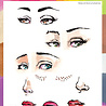Creative Expressions Jane Davenport Clear Stamp Set Facetime Features (CEJDSC031) (OUTLET) Creative Expressions Jane Davenport Clear Stamp Set Facetime Features (CEJDSC031) (OUTLET)