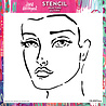 Creative Expressions Jane Davenport 6x6 Inch Stencil Head Turn 3/4 Turn (CEJDST014) (OUTLET) Creative Expressions Jane Davenport 6x6 Inch Stencil Head Turn 3/4 Turn (CEJDST014) (OUTLET)