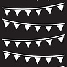 Creative Expressions DL Stencil Bunting (CEST105) (OUTLET) Creative Expressions DL Stencil Bunting (CEST105) (OUTLET)