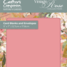 Crafter's Companion Vintage Rose Card Blanks and Envelopes (NGA-VR-QCBE5) (OUTLET) Crafter's Companion Vintage Rose Card Blanks and Envelopes (NGA-VR-QCBE5) (OUTLET)