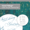 Crafter's Companion O' Holy Night Clear Stamp Good Tidings (OHN-CA-ST-GOOD) (OUTLET) Crafter's Companion O' Holy Night Clear Stamp Good Tidings (OHN-CA-ST-GOOD) (OUTLET)