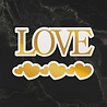 Couture Creations Love Sentiment & Heart Border Mini Cut, Foil and Emboss Dies (CO726722) (OUTLET) Couture Creations Love Sentiment & Heart Border Mini Cut, Foil and Emboss Dies (CO726722) (OUTLET)