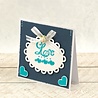 Couture Creations Love Sentiment & Heart Border Mini Cut, Foil and Emboss Dies (CO726722) (OUTLET) Couture Creations Love Sentiment & Heart Border Mini Cut, Foil and Emboss Dies (CO726722) (OUTLET)