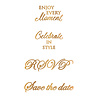 Couture Creations Small Sentiments Collection Hotfoil Stamps (4pc) (CO726847) (OUTLET) Couture Creations Small Sentiments Collection Hotfoil Stamps (4pc) (CO726847) (OUTLET)