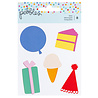 American Crafts Pebbles All The Cake 3x4 Inch Metal Dies (6pcs) (34022070) (OUTLET) American Crafts Pebbles All The Cake 3x4 Inch Metal Dies (6pcs) (34022070) (OUTLET)