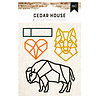 American Crafts Cedar House Dies (4pcs) (34030350) (OUTLET) American Crafts Cedar House Dies (4pcs) (34030350) (OUTLET)