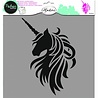 Aladine Texture Stencil Unicorn (81016) (OUTLET) Aladine Texture Stencil Unicorn (81016) (OUTLET)