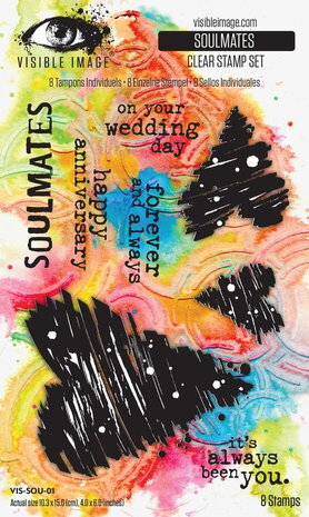 Visible Image Soulmates A6 Stamp Set (VIS-SOU-01)